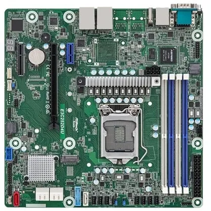ASRock Rack E3C252D4U - Moderkort - micro ATX - LGA1200 Socket - C252 Moderkort - Intel C252 - Intel LGA1200 Socket - DDR4 RAM - Micro-ATX